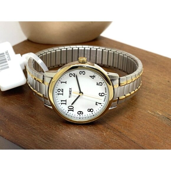 Timex Women\'s Watch TW2P78700 Indiglo Quartz Two Tone White Dial Expansion Band main image 11